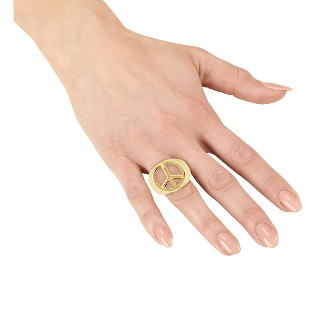 Anillo de oro Paz