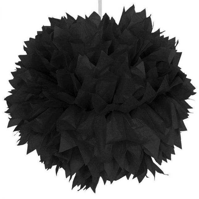 Pompón Negro 30cm