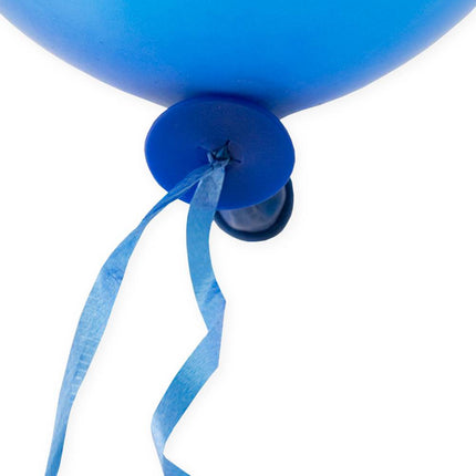 Clips de liberación rápida para globos Azul con cinta 100 unid.