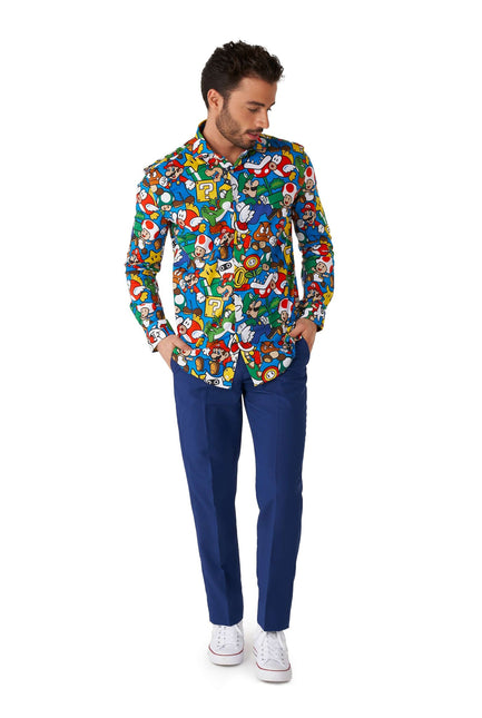 Camisa Super Mario Hombre OppoSuits