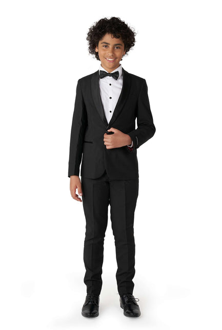 Chico esmoquin negro adolescente OppoSuits