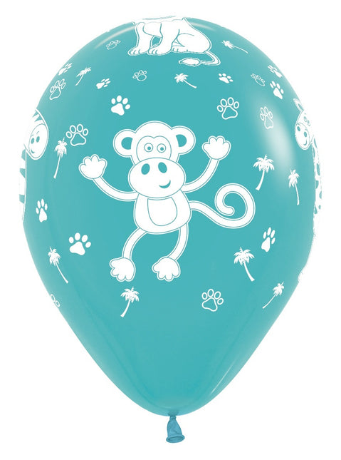 Globos Animales de la Selva Fashion Mix 30cm 25pcs