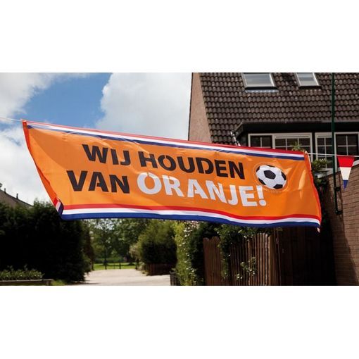 Bandera We Love Naranja 2,2m