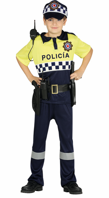 Disfraz de Policía Amarillo Niño