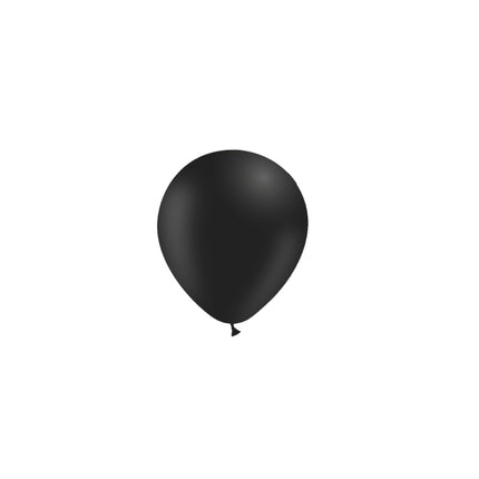 Globos Negros 14cm 100uds