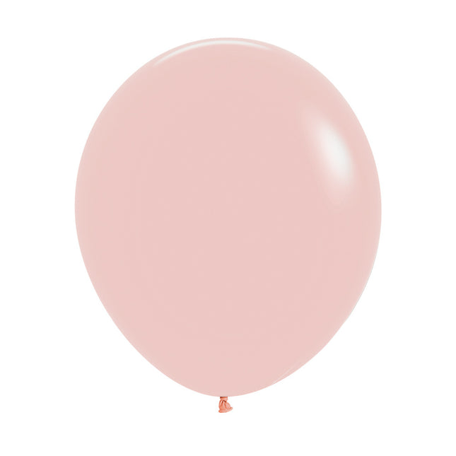 Globos Pastel Mate Melón 45cm 25uds