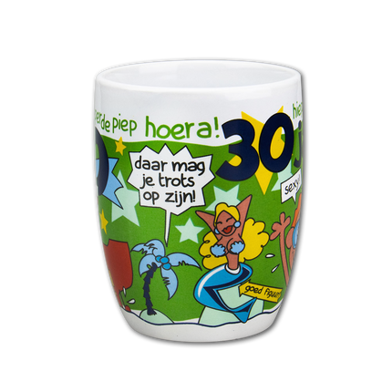 Taza 30 Años 12cm