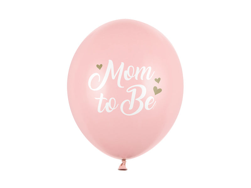 Globos Mom To Be Rosa 30cm 6pcs