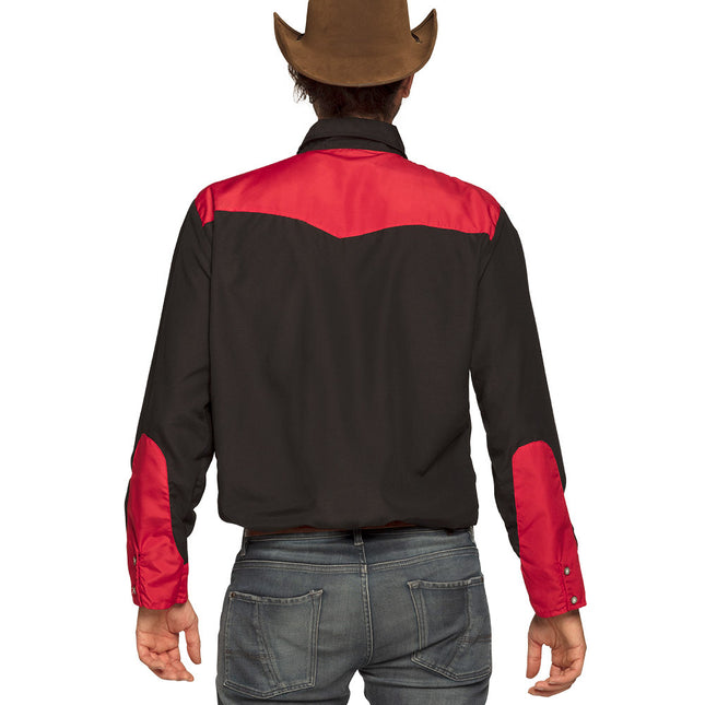 Camisa Vaquera Hombre Roja