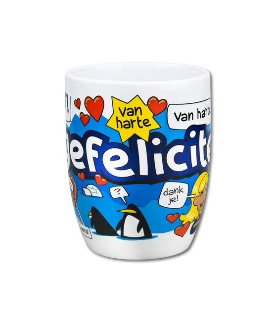 Taza Felicidades 12cm