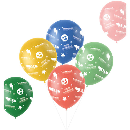 Globos Oh Yeah Coloreados 33cm 6pcs