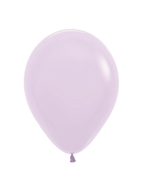 Globos Pastel Mate Lila 23cm 50pcs