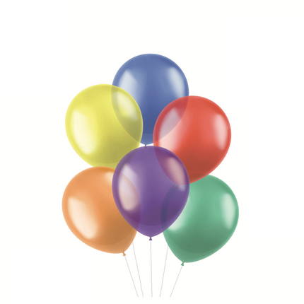 Globos de Colores Transparentes 33cm 10pcs