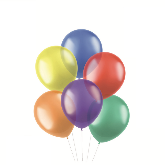 Globos de Colores Transparentes 33cm 10pcs