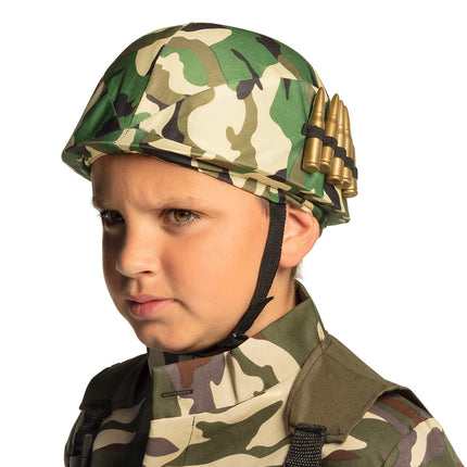 Casco Militar Infantil Ajustable