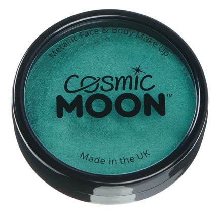 Cosmic Moon Pintura Facial Metalizada Pro Cake Pots Verde 36g