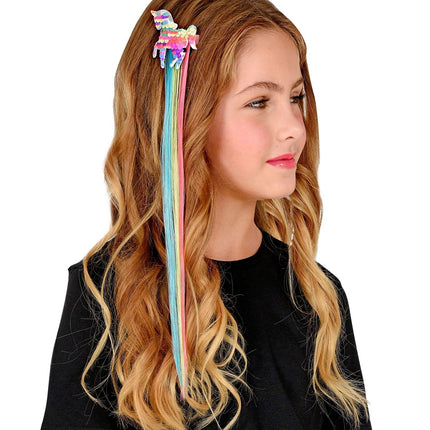 Extensión de pelo Unicornio Niña