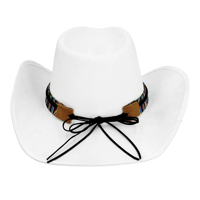 Sombrero Vaquero Blanco Luxe