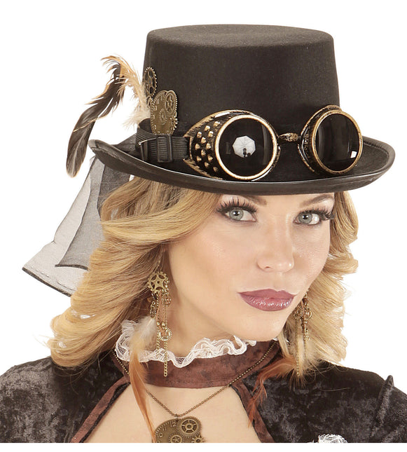 Sombrero Gafas Steampunk