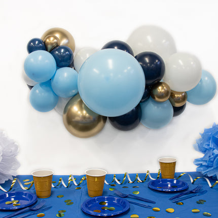 Globos DIY Kit de Globos Azul Orgánico