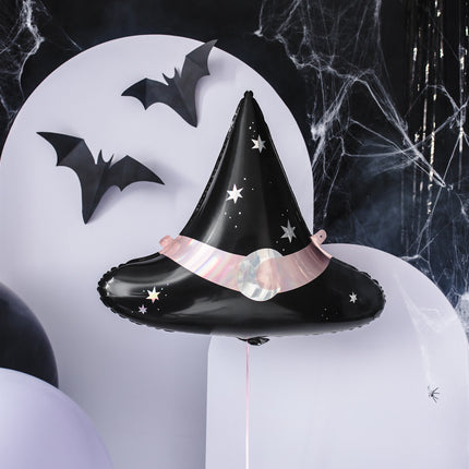 Globo de Helio de Halloween Sombrero de Bruja Vacío 57,5cm