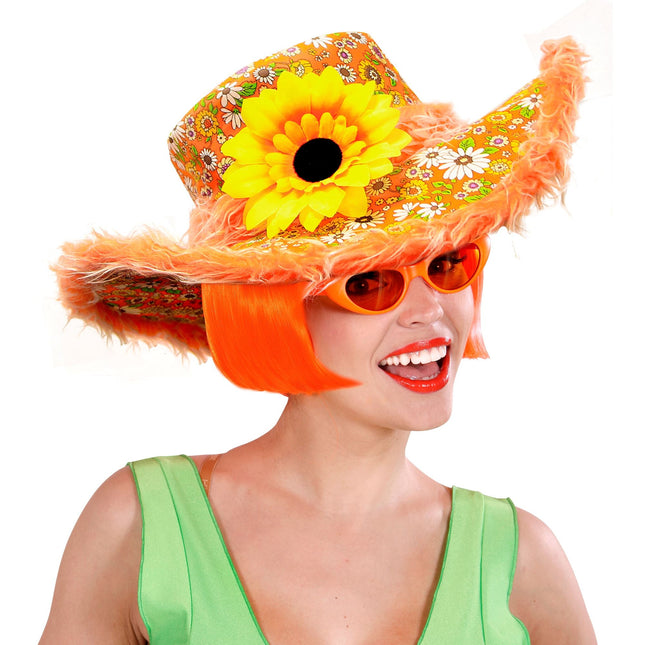 Sombrero Naranja Girasol Naranja