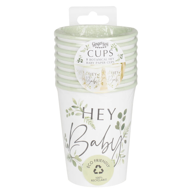 Vasos Hey Baby 266ml 8uds.