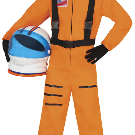 Astronautas Traje Naranja Niño