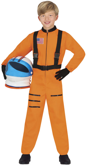 Astronautas Traje Naranja Niño