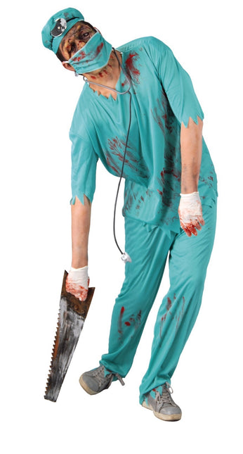 Disfraz Halloween Zombie Hombre Cirujano