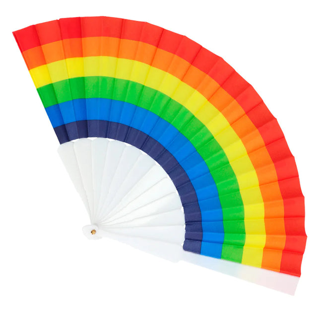 Abanico Rainbow Pride 23cm