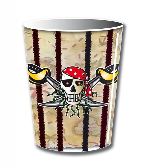 Tazas Piratas 250ml 8uds.