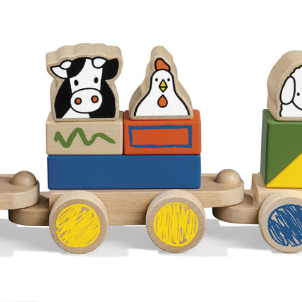 Tren de bloques Miffy