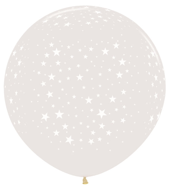 Globos Estrellas Cristalinas 91cm 2pcs