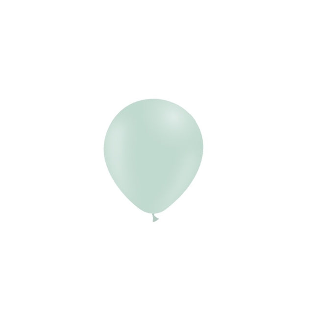 Globos Verdes Pastel 14cm 100pcs