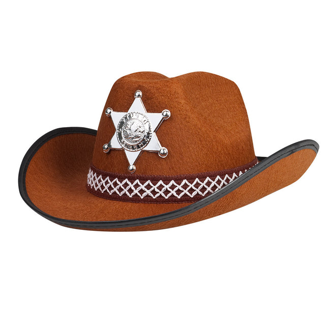 Sombrero Vaquero Sheriff Niño