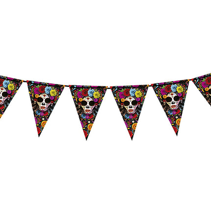 Guirnalda de Halloween Calaveras 3m