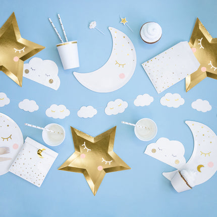 Platos Estrella Little Star Oro 27cm 6pcs