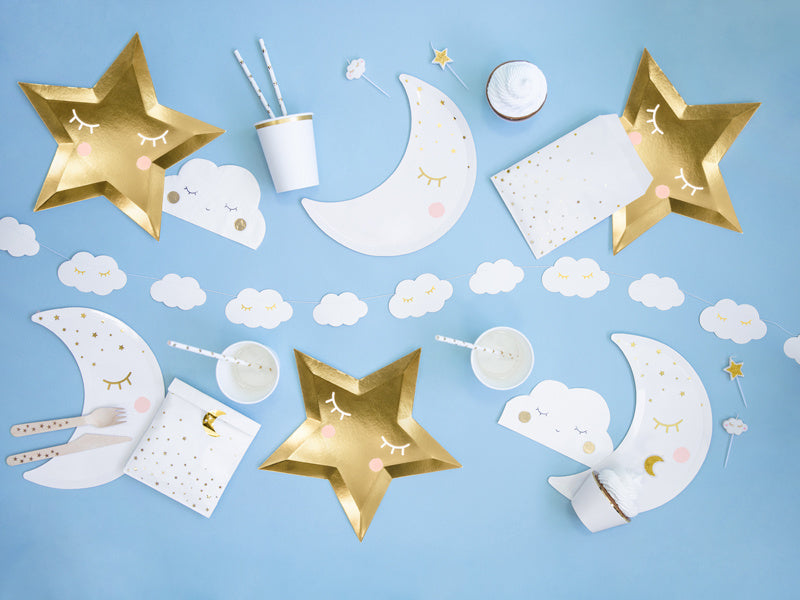 Platos Estrella Little Star Oro 27cm 6pcs