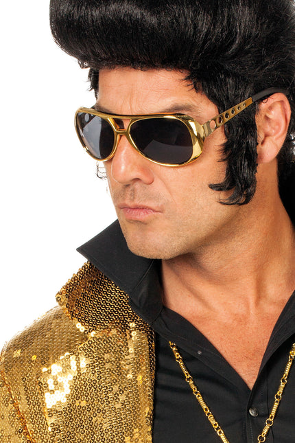 Gafas doradas Elvis