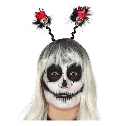 Diadema de Halloween Calavera Coronada