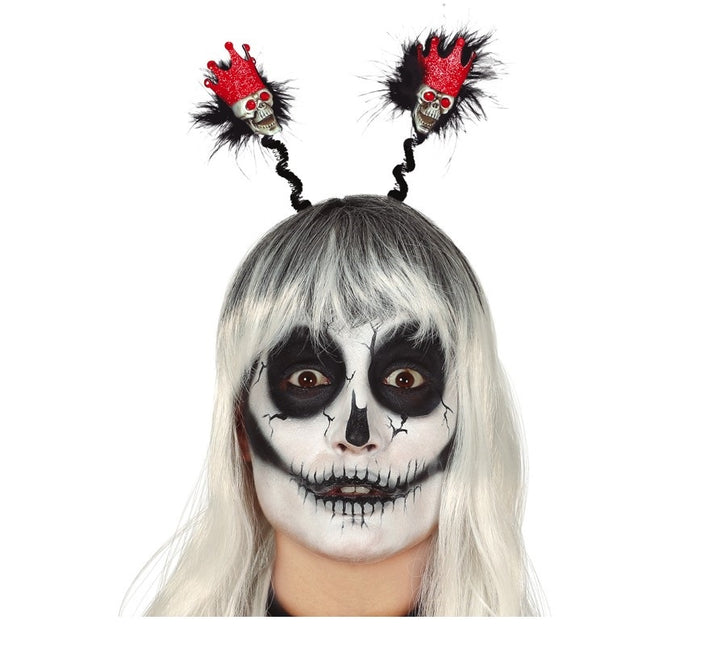 Diadema de Halloween Calavera Coronada