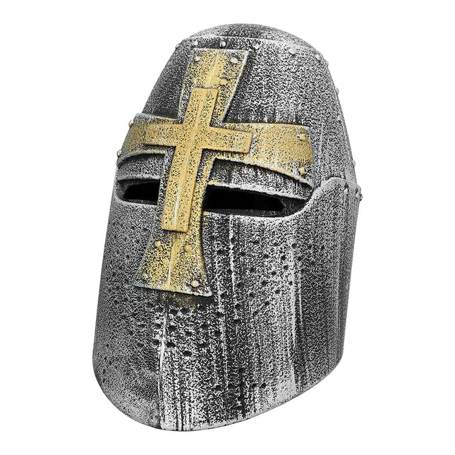 Casco de Caballero Oro Plata