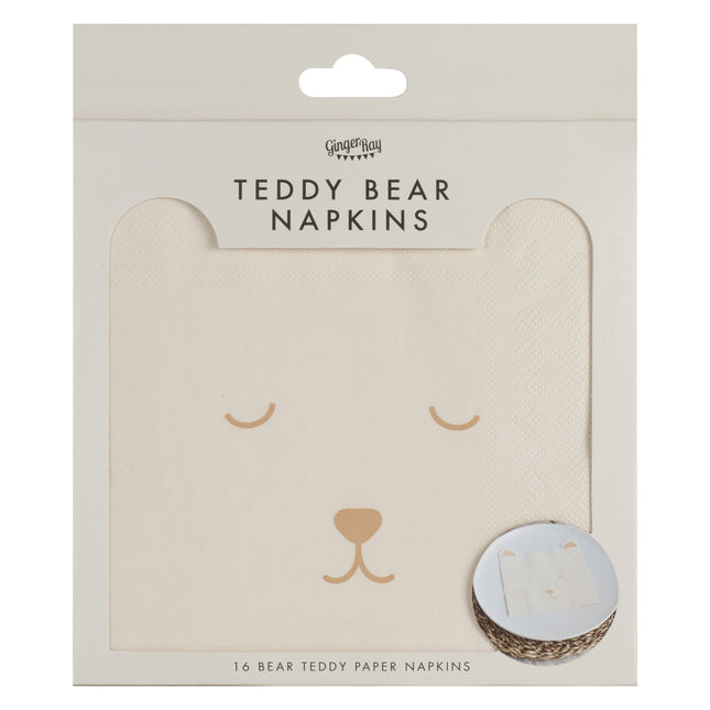 Servilletas de Baby Shower Teddy 16pcs