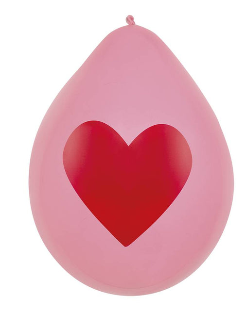 Globos Corazón 25cm 6pcs