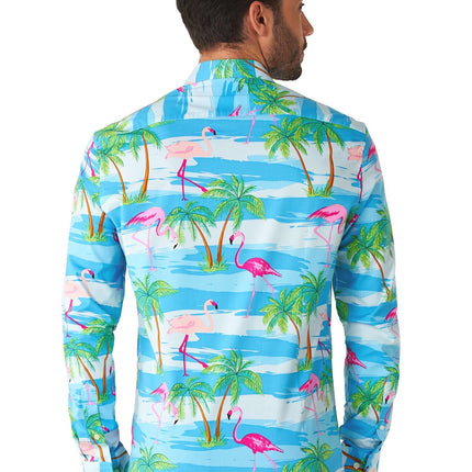 Camisa Hawaii Flamingo Hombre OppoSuits