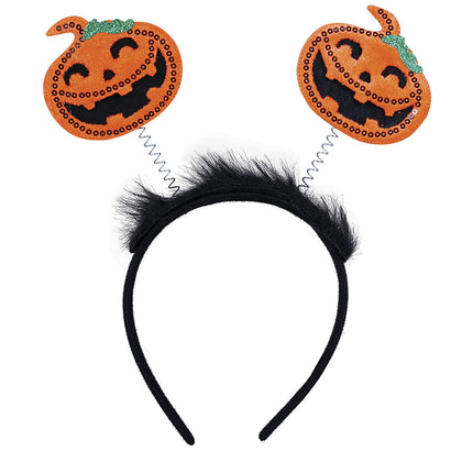 Diadema Halloween Calabazas Lentejuelas