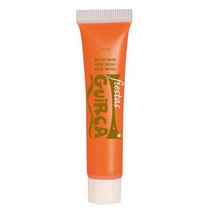 Tubo Maquillaje Naranja Neón 10ml