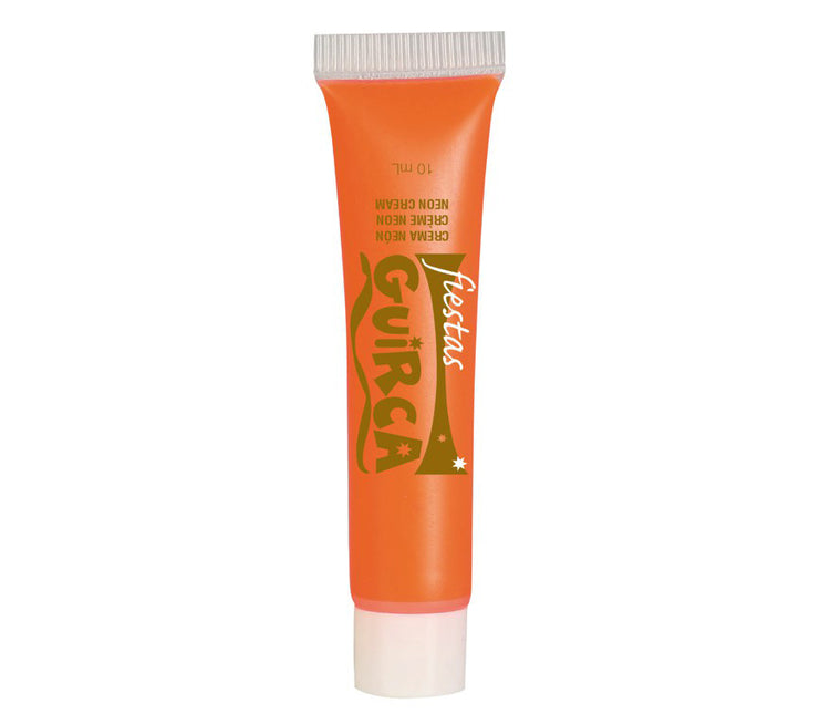 Tubo Maquillaje Naranja Neón 10ml