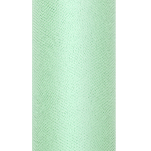 Rollo de Tul verde menta 30cm 9m